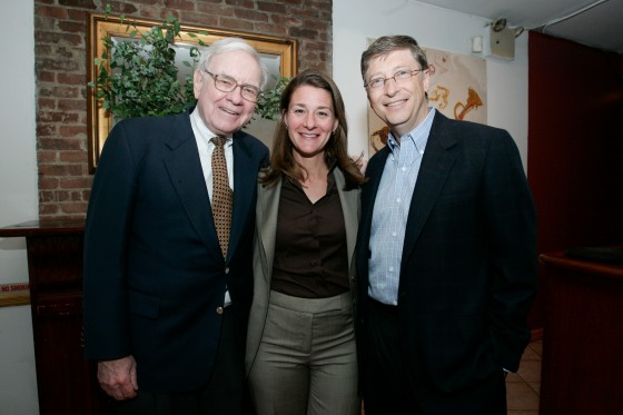 Warren Buffett, Melinda French Gates, Bill Gates